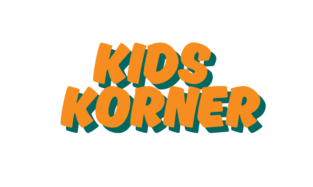 Kids Korner text logo